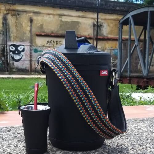 LUK TERMOLAR NEGRO CON FAJA CUADRILLÉ